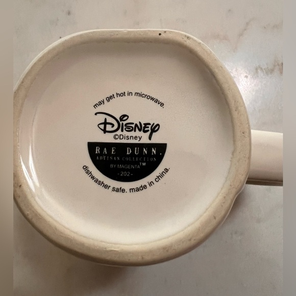 Rae Dunn x Disney Multi Colored Mouse Print Coffee Tea Mug  ENJOY - Picture 6 of 6